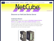 Tablet Screenshot of netcube.ch